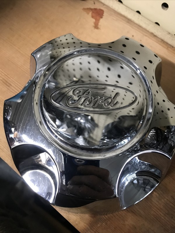 Genuine Factory OEM Ford Chrome Wheel Center Hub Cap F57A1A096EA