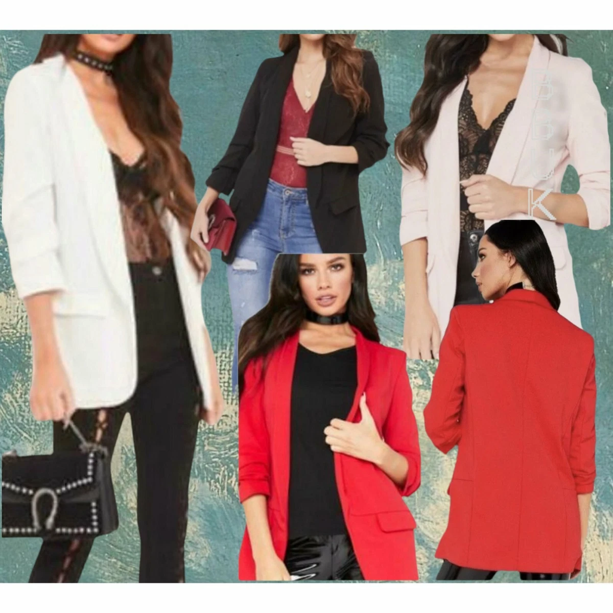Ruffle 2025 blazer jacket
