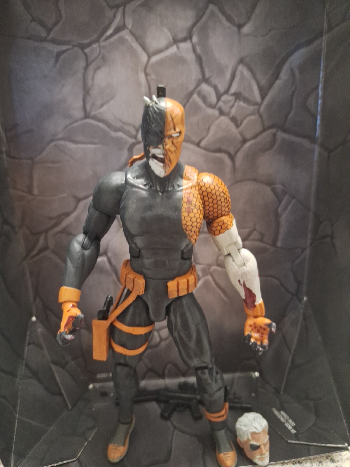 DC Essentials Deathstroke Unkillables Dceased Action Figure With Extras