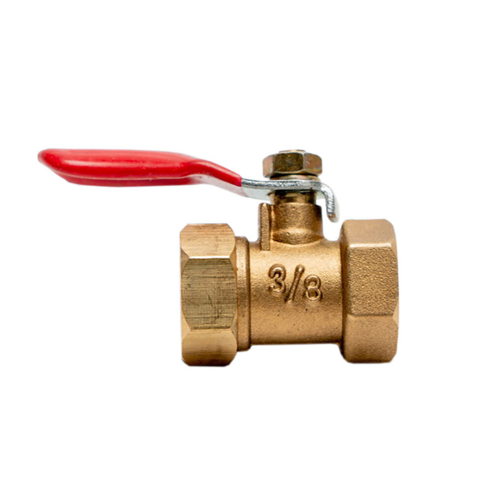 2/8 Pack 3/8" Female Female NPT Brass Ball Valve Water Air Tank Drain Shut Off eBay