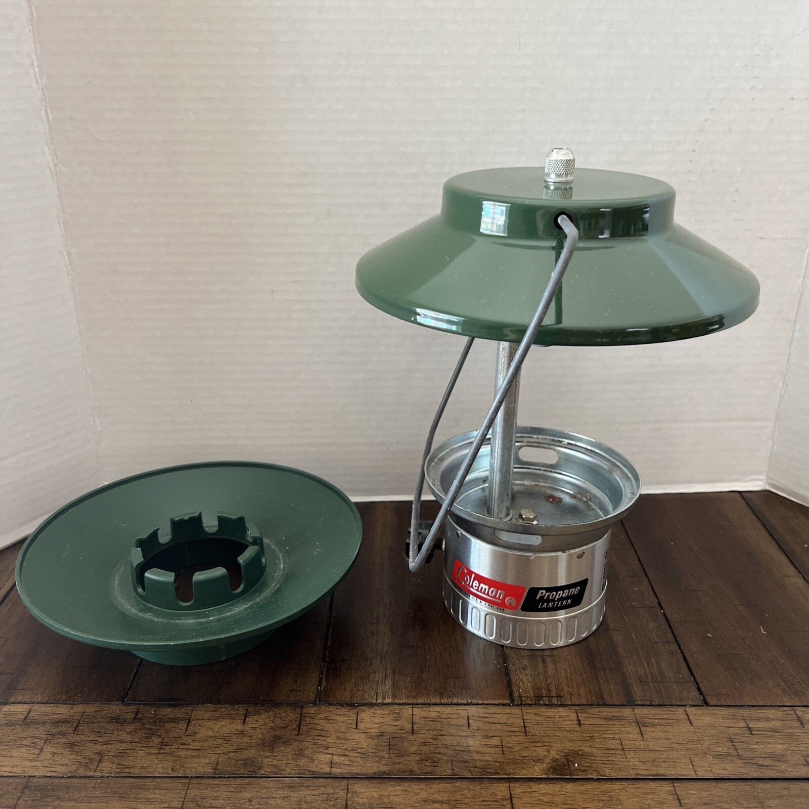 HC Vintage Coleman Propane Dual Mantle Lantern Model 5114 C Parts Only