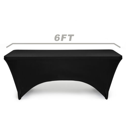 Fitted Spandex Stretch Fabric Tablecloth Cover - Picture 2 of 28
