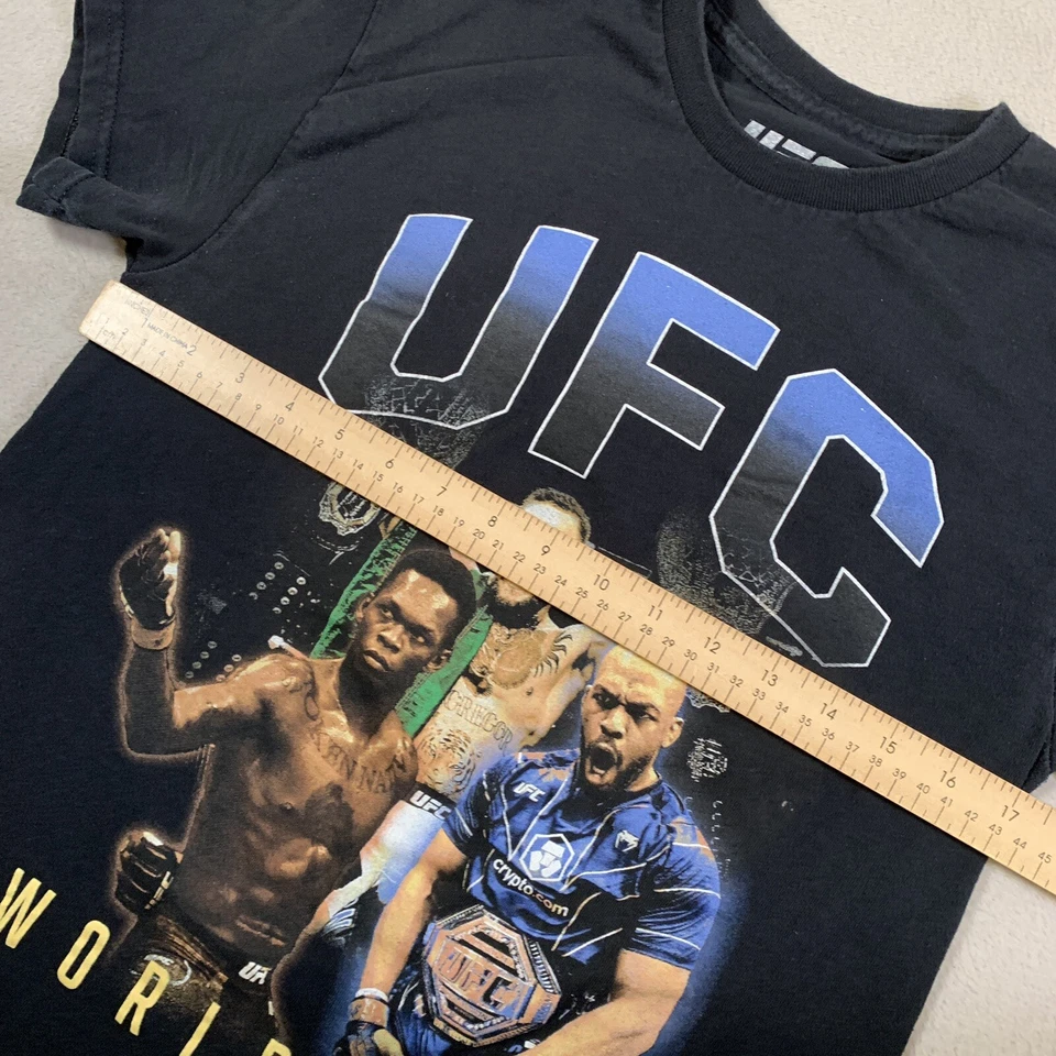 UFC Shirt Mens Small Jon Jones Conor Mcgregor Israel Adesanya MMA Short Sleeve - Image 4 of 4