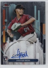 2025 Topps Finest Finest Auto Cristian Mena #FA-CME Auto vs3