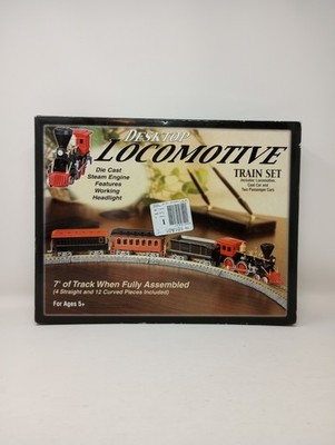 Feldstein Desktop Locomotive Train Set Die Cast Features Working Headlight WORKS