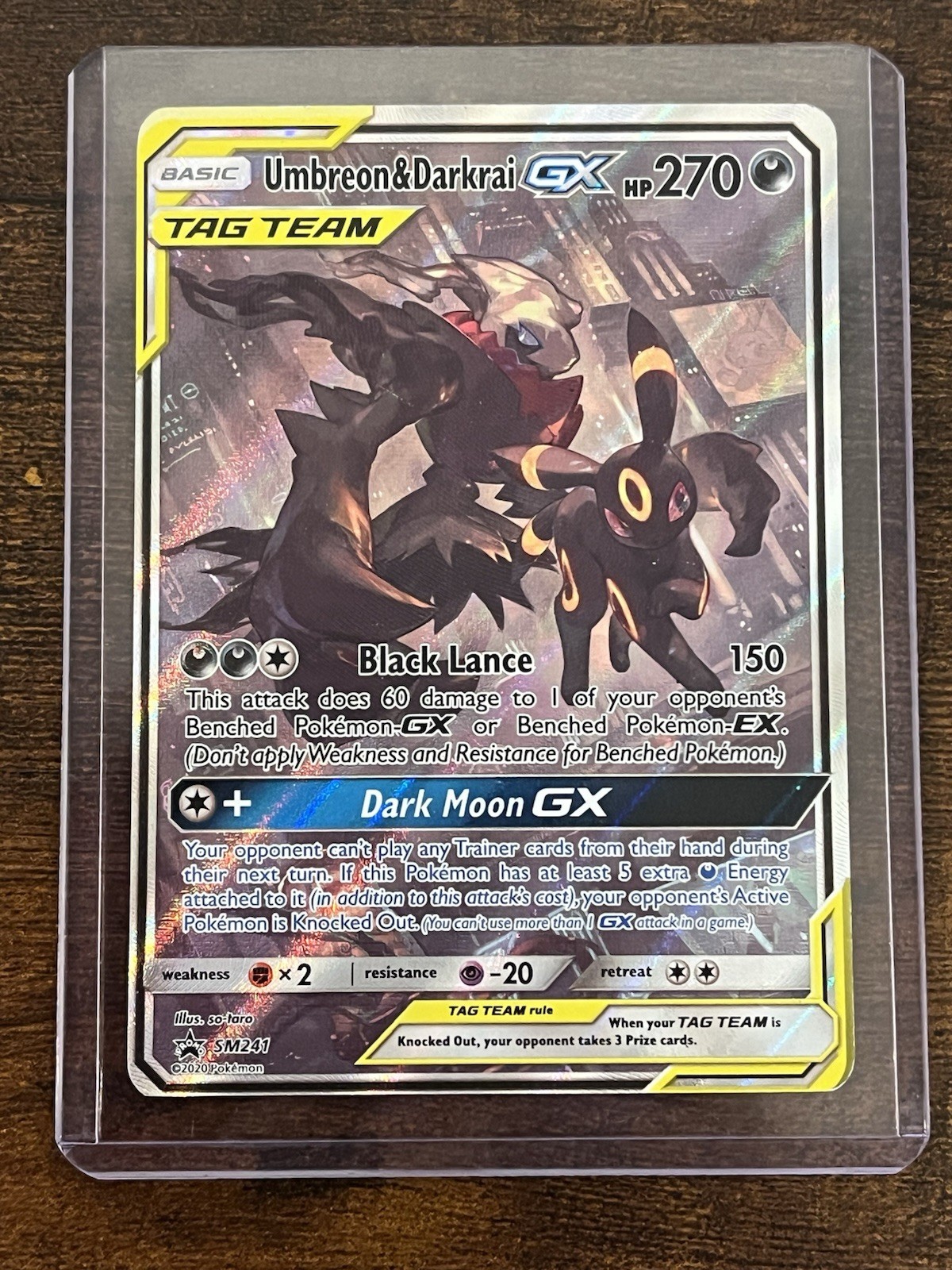 Umbreon & Darkrai GX — Sun & Moon Promo