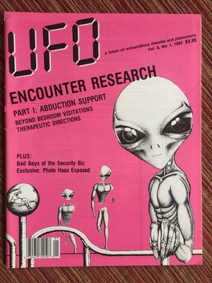 UFO Magazine Close Encounter Research Abduction Vol. 8, No. 1 1993 Alien Zine