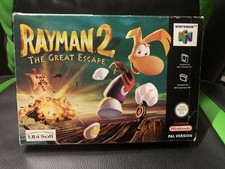 Rayman 2 The Great Escape Nintendo 64 N64 PAL UKV complet très bon état