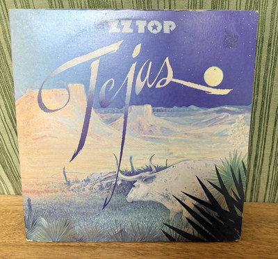 ZZ Top Tejas Texas Rock Blues Vinyl LP BSK-3272 Tri-Fold Cover