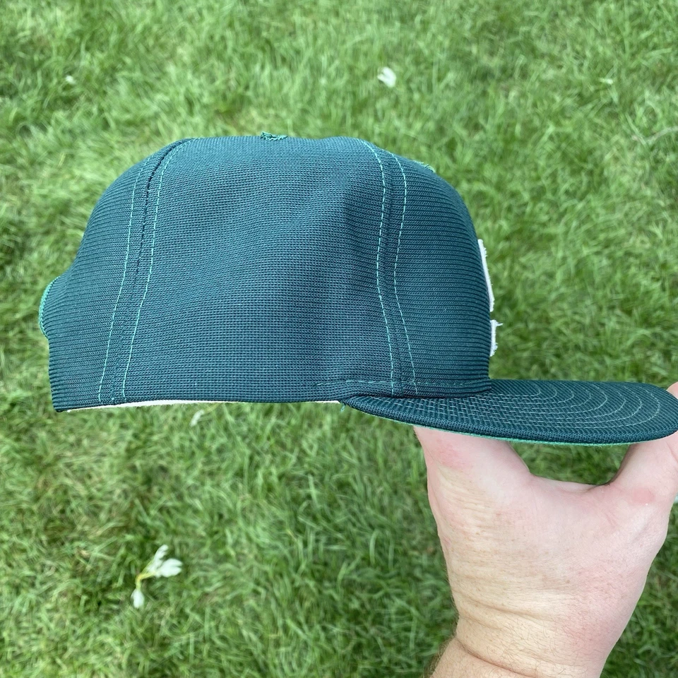 De colección Michigan State Spartans New Era Dupont Visera Snapback Sombrero EE. UU. Años 80 Verde Foto 2 de 4