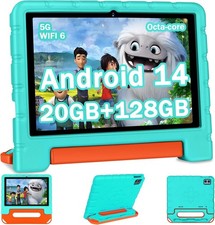 ZIOVO 2026 Kids Tablet 10 inch Android 14 Tablets for Kid Octa-Core, Green