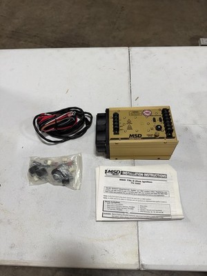 MSD 7AL-2 PLUS IGNITION CONTROL,BUILT IN 2-STEP REV LIMITER,GOLD,4/6/8 CYLINDER