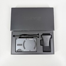 Genuine The Ridge MagSafe Compatible RFID Blocking Slim Gray Men's Wallet