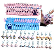 24 Pack Backpack Themed Cards with 24 charms.Valentines Day Gifts. Valentine