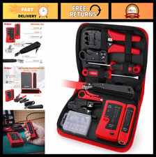 Network Cable Tester Kit for CAT5 CAT6 RJ11 RJ45, Punchdown Tool  Accessories