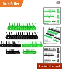 Socket Organizer Tray 6-Piece Plastic SAE Metric Drive Storage for Toolbox