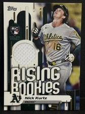 2025 Topps Update Baseball MLB RC Nick Kurtz Rising Rookies Player Worn Patch