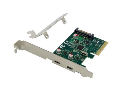 Conceptronic EMRICK13G 2-Port USB 3.2 Gen 2 Type-C Pcie Card ~E~