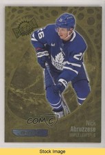 2022 Skybox Metal Universe Rookies Gold Spectrum FX Nicholas Abruzzese READ nl6