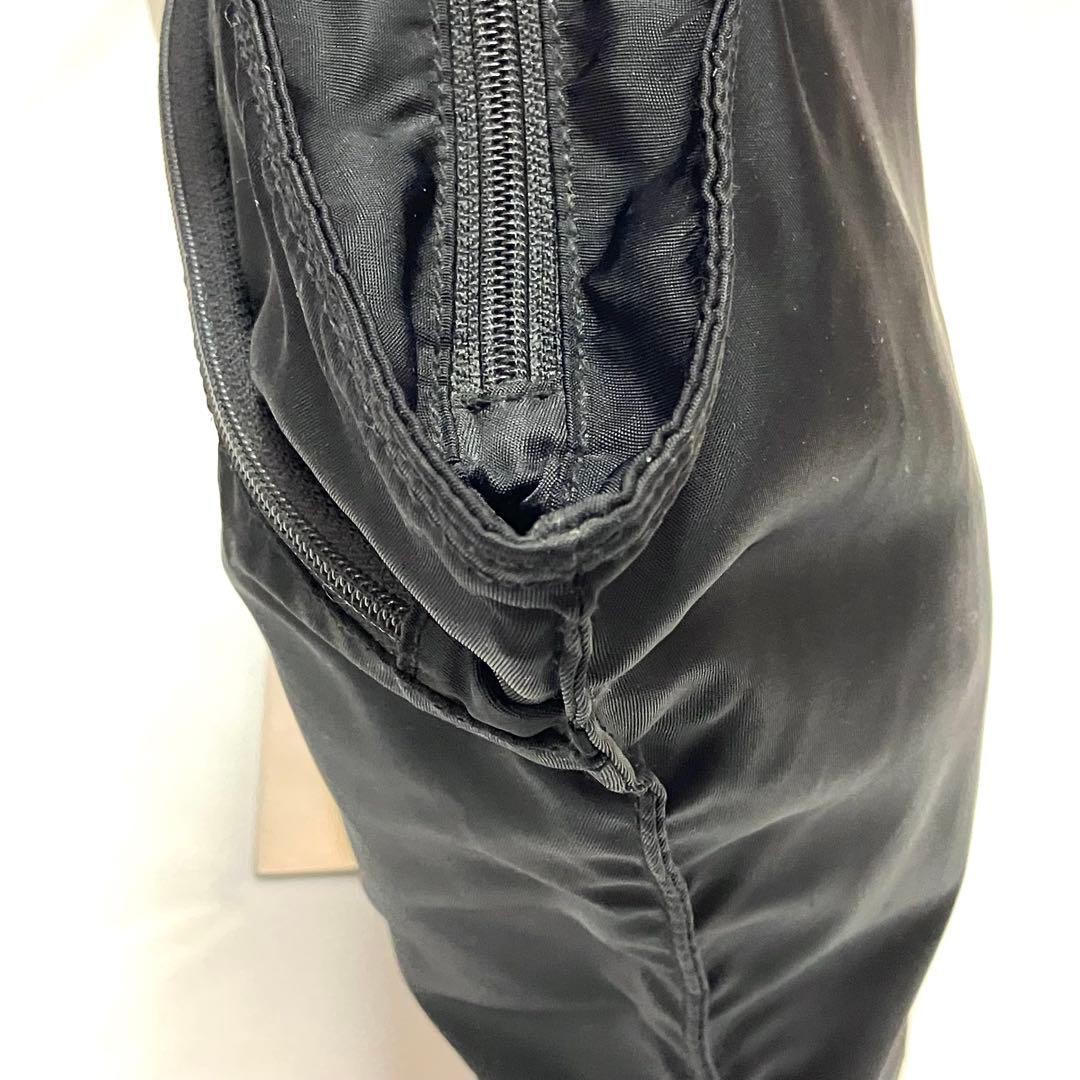 Prada tote bag large capacity triangular logo nyl… - image 11