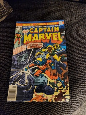Captain Marvel  #48 Marvel 1977,Very Good,Free Shipping 