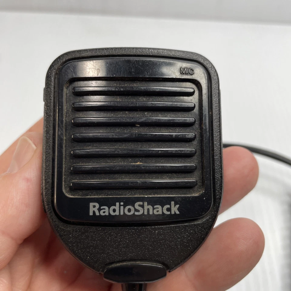 Altavoz/micrófono Radio Shack modelo 19-314 se adapta a radios portátiles HTX-202/404 e ICOM Foto 2 de 4