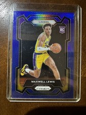 2023-24 Panini Prizm Maxwell Lewis Blue Prizm ROOKIE RC SP 027/199 #143 Lakers