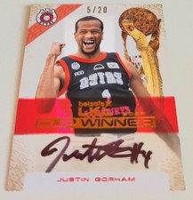 2023-24 H&C LKL Cup Winner Autograph Rytas Vilnius #CUP-A03 Justin Gorham 5/20