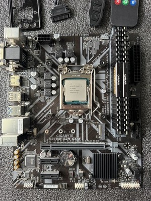 Intel i5 9600K 16GB DDR4 Corsair Vengeance RAM H310M Motherboard PC Combo TESTED