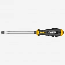 Felo Ergonic with Striking Cap Slotted Screwdriver, 8.0 x 150 mm