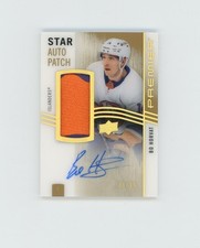 2023-24 Upper Deck Premier Acetate Star Patch Autograph Gold AVBH Bo Horvat /10