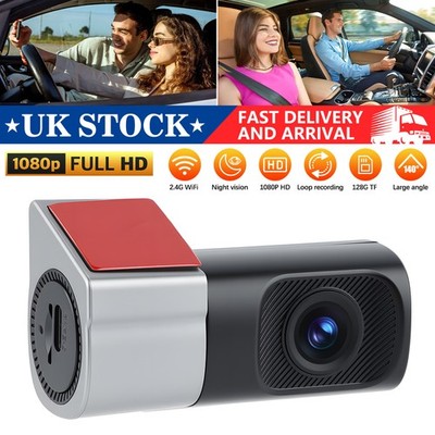 1080P 360° Dash Cam Car DVR Video Recorder G-Sensor Loop recording Camera WIFI