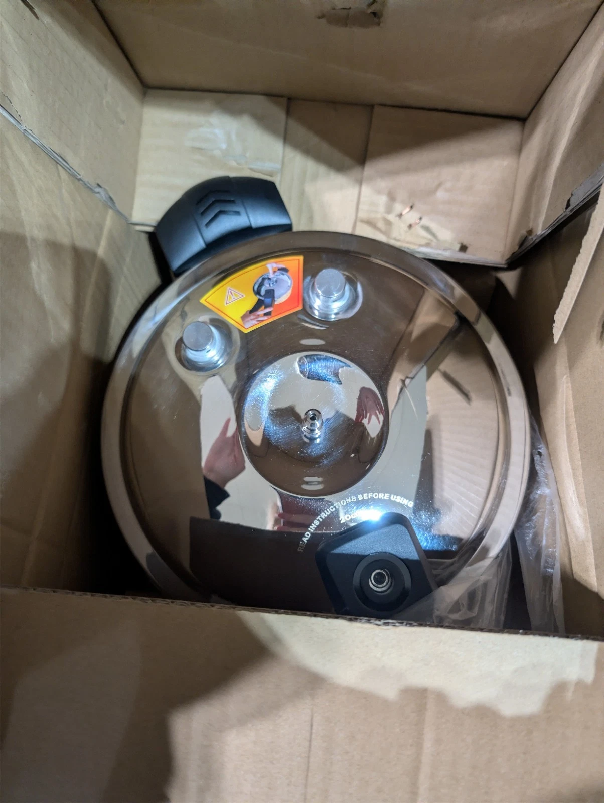4.5 stainless steel pressure cooker with spring
Opens in a new window or tab