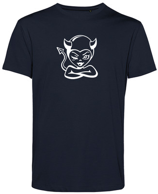 T-Shirt ''Teufelsmädchen, 12 Farben, S-XXL, Bio-Baumwolle