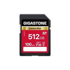 GIGASTONE 512GB SD Card, Camera Plus, V30 U3 SDXC Memory Card High Speed UHD ...
