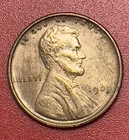 1909 P VDB Lincoln Cent, Red, Uncirculated.