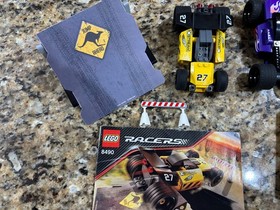 Lego Racers 8490 Desert Hopper & 8491 Ram Rod Pullback Complete Manuals No Box