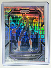 Wilt Chamberlain #/150 Prizm Pandora Refractor 2022-23 Panini HOF Lakers SP #285