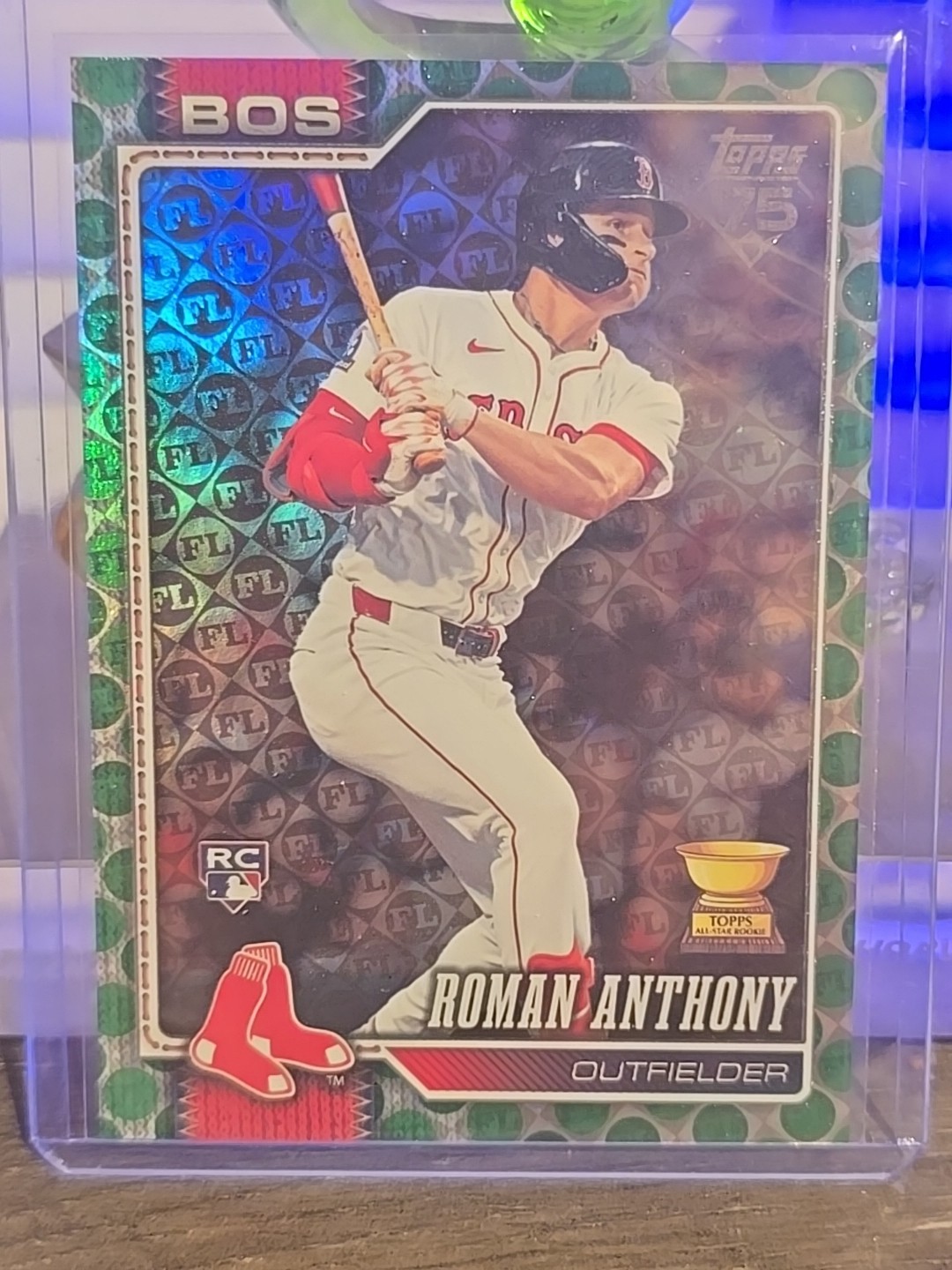 2026 Topps 75 Ser 1 Baseball Roman Anthony Green Foil Spring Training #43/99(189