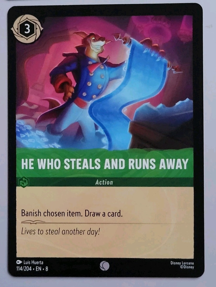 reign of jafar lorcana cards Disney TCG - Jafar: He Who Steals And Runs Away (114/204) - NM Step into a world of enchantment and intrigue with a Disney Lorcana – Reign of Jafar Booster Pack Disney Lorcana TCG: Reign of