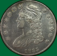 1835 Capped Bust Half Dollar Prices | Ungraded, NGC, PCGS Values