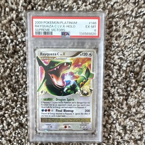 Pokémon Rayquaza C LV.X 146/147 Supreme Victors Holo PSA 6 English