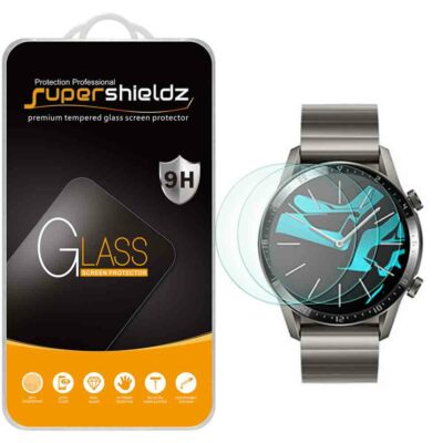 3X Supershieldz Tempered Glass Screen Protector for Huawei Watch GT 2 (46mm)