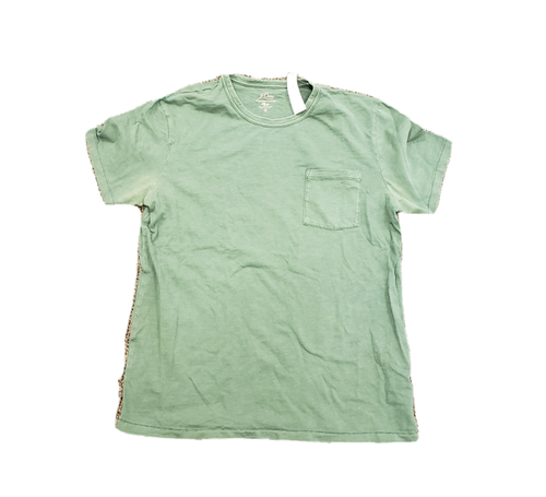 Garment-dyed Slub Cotton Crewneck 