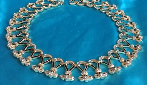 Christian Dior Fashion Jewelry Necklace fit for an Empress. NEW With Tag