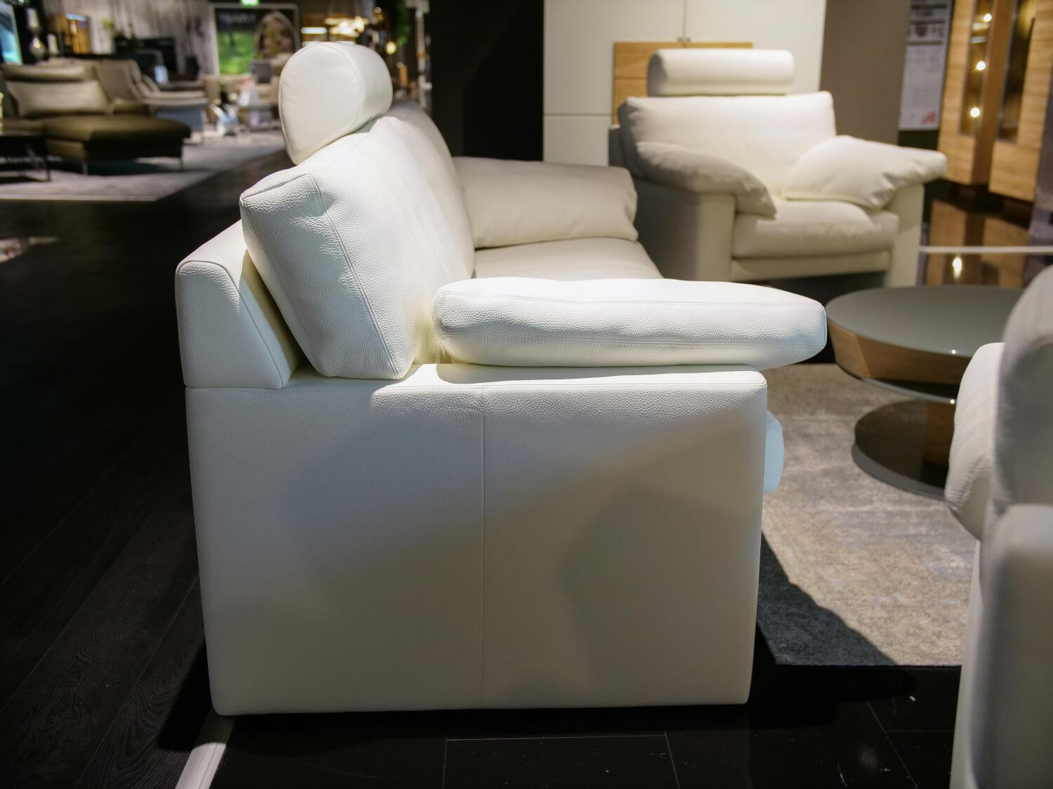 Erpo Sofa Couch Polstergarnitur CL 300 Leder 43 999 Reinweiß Bestehend Aus