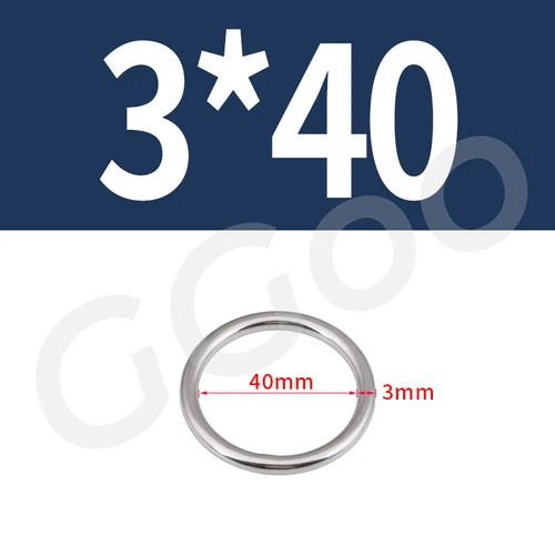 Edelstahl Rundringe / Rundring O-Ringe O-Ring Edelstahlringe Edelstahlring V2A - Bild 10 von 118