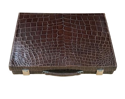 Hermes 1950's Genuine Crocodile Vanity Case | eBay