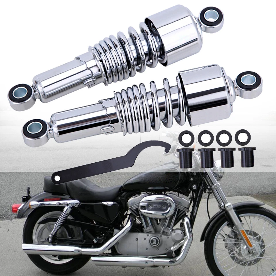 Stubby Shocks For Harley Sportster 1200 Forty Eight Iron 883 Lowering 10.5 inch - Image 2 of 4