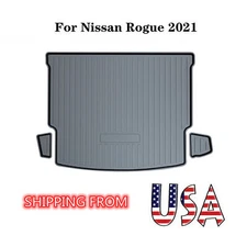 TPO Cargo Trunk Tray Boot Liner Floor Mat Black for Nissan Rogue 2021-2025